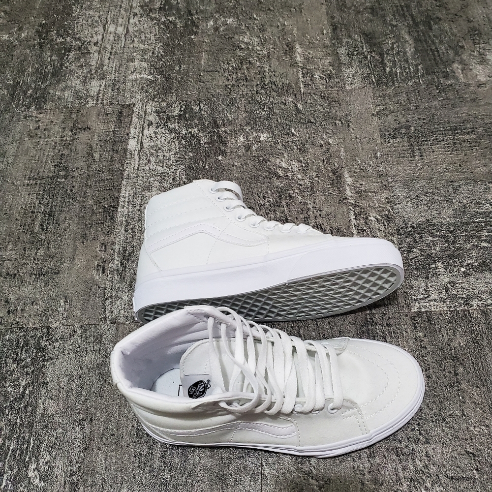 Vans all white hi tops BRAND NEW